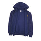 Mens Navy Russell Athletic Vintage 90s Made In USA Michigan University Hoodie Full Zip Jumper