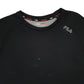 Mens Black Fila  Crewneck Jumper