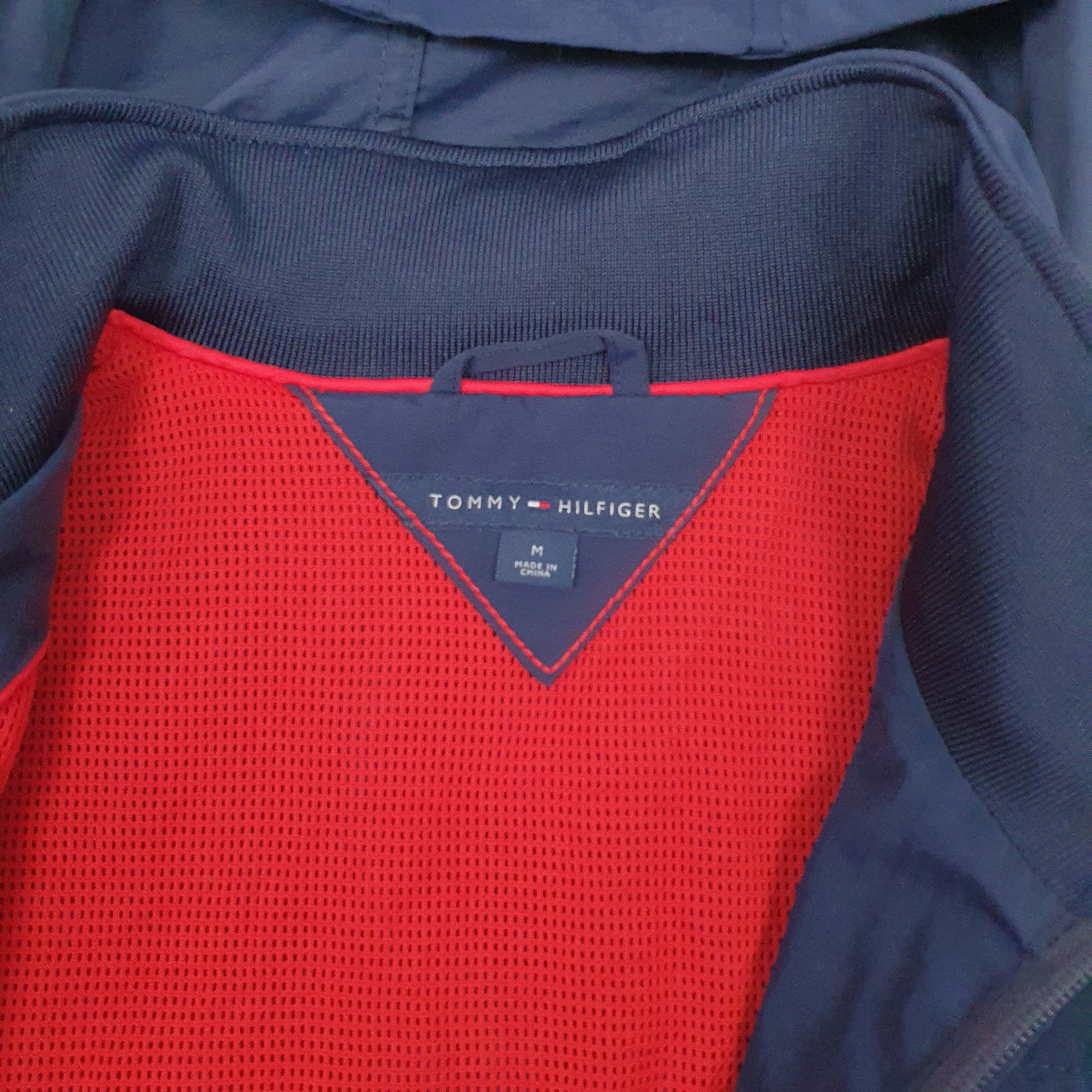 Womens Navy Tommy Hilfiger  Crewneck Coat