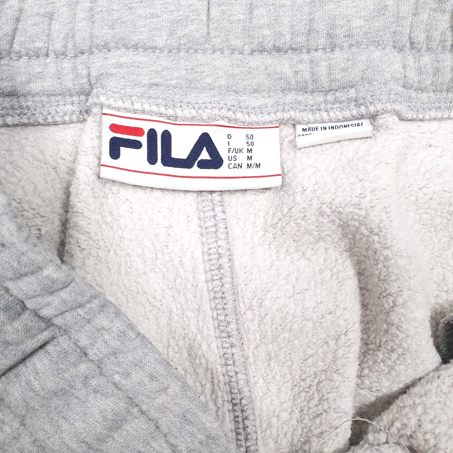 Mens Grey Fila Elasticated Waist  Trousers