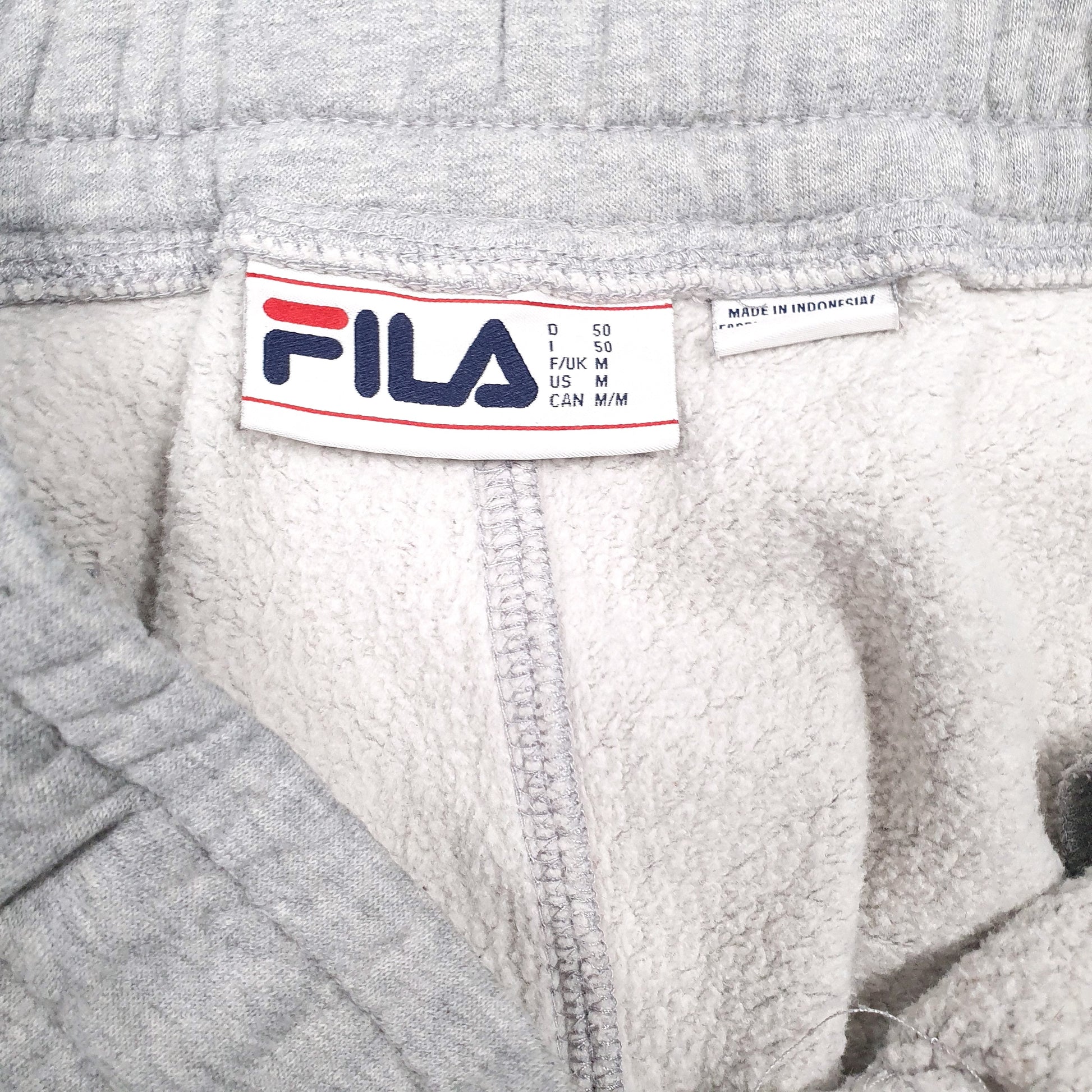 Mens Grey Fila Elasticated Waist  Trousers