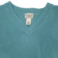 Mens Blue LL Bean  V Neck Jumper