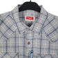 Mens Blue Wrangler Cowboy Wash  Shirt