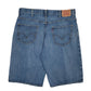 Mens Blue Levis 569 Loose Straight Hoodie Shorts