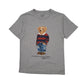 Womens Grey Polo Ralph Lauren Polo Bear Short Sleeve T Shirt