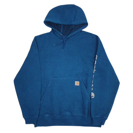 Mens Blue Carhartt  Hoodie Jumper