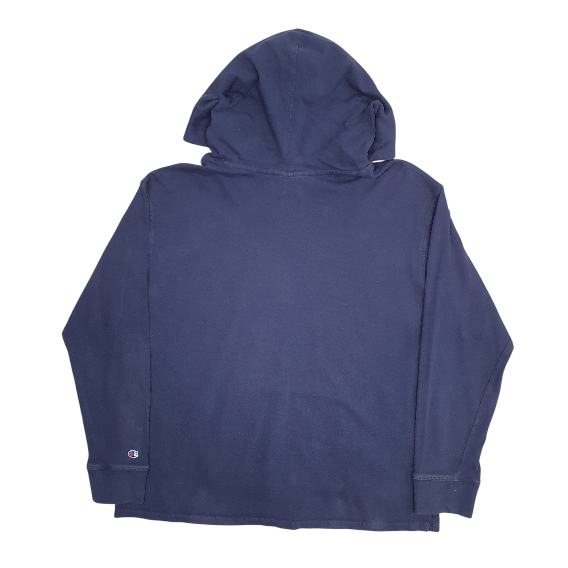 Womens Navy Champion Lightweight Hoodie Jumper