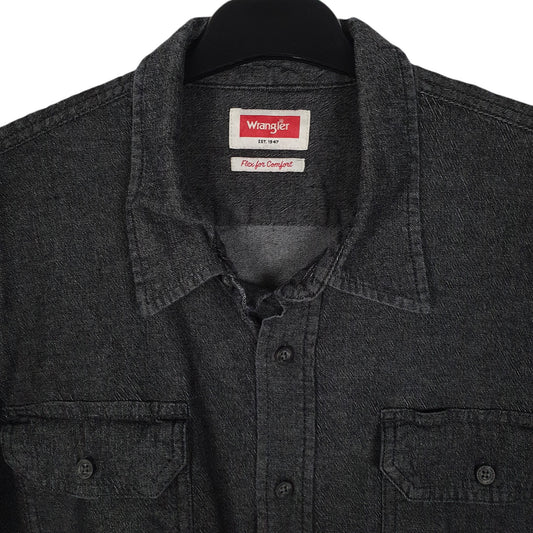 Mens Grey Wrangler   Shirt