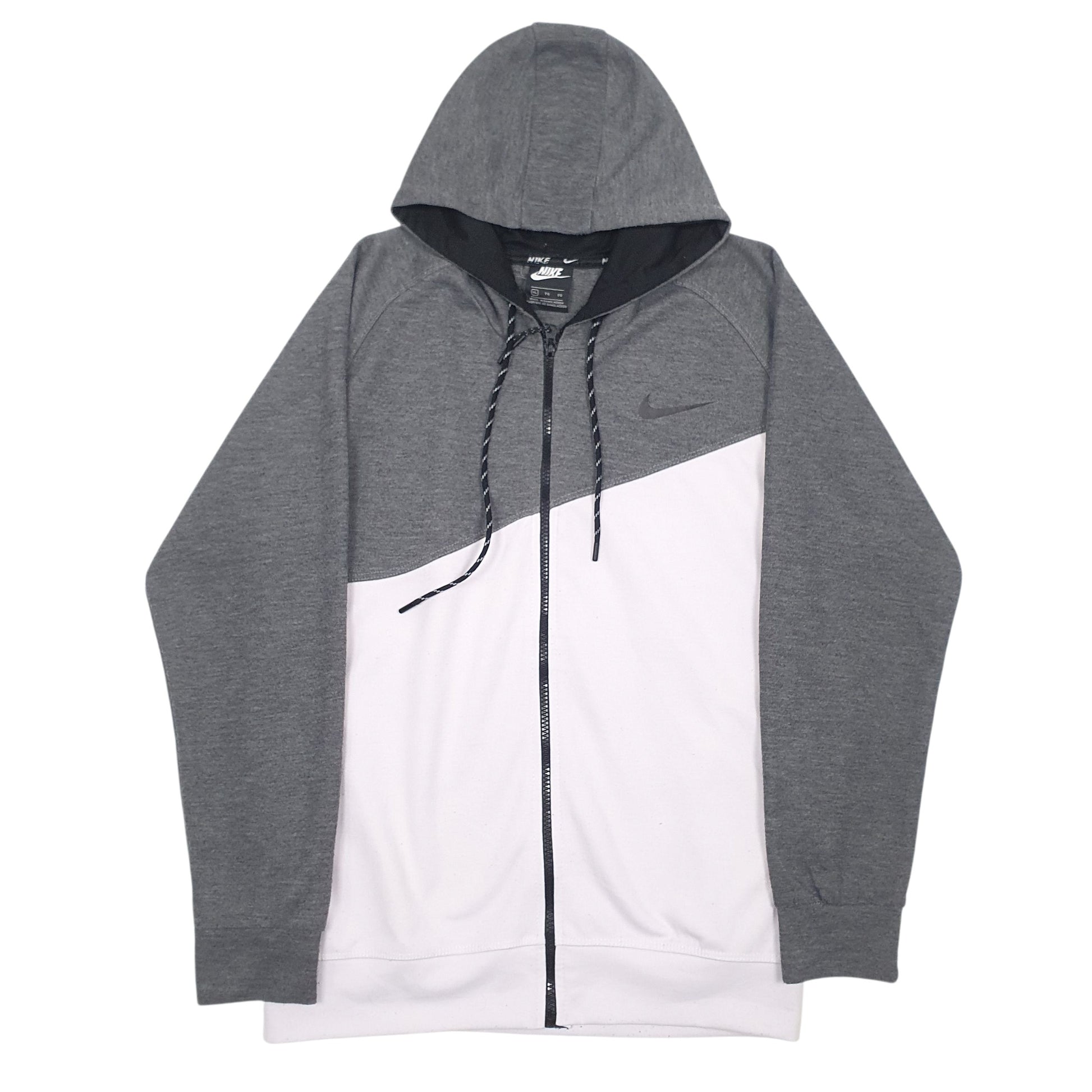 Womens White Nike  Full Zip Jumper