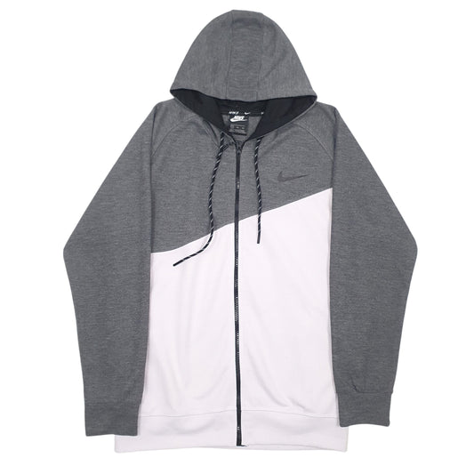 Womens White Nike  Full Zip Jumper