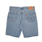 Mens Blue Levis Vintage 00s 505  Shorts