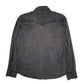 Mens Grey Levis Western Popper  Shirt