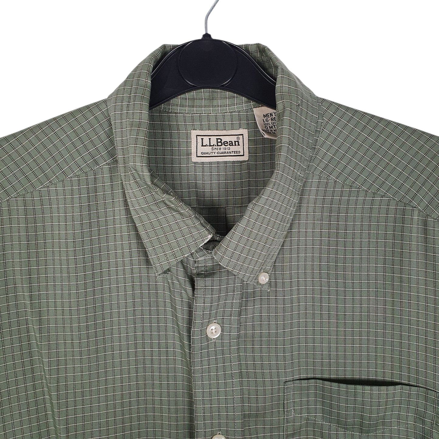 Mens Green L.L.Bean   Shirt