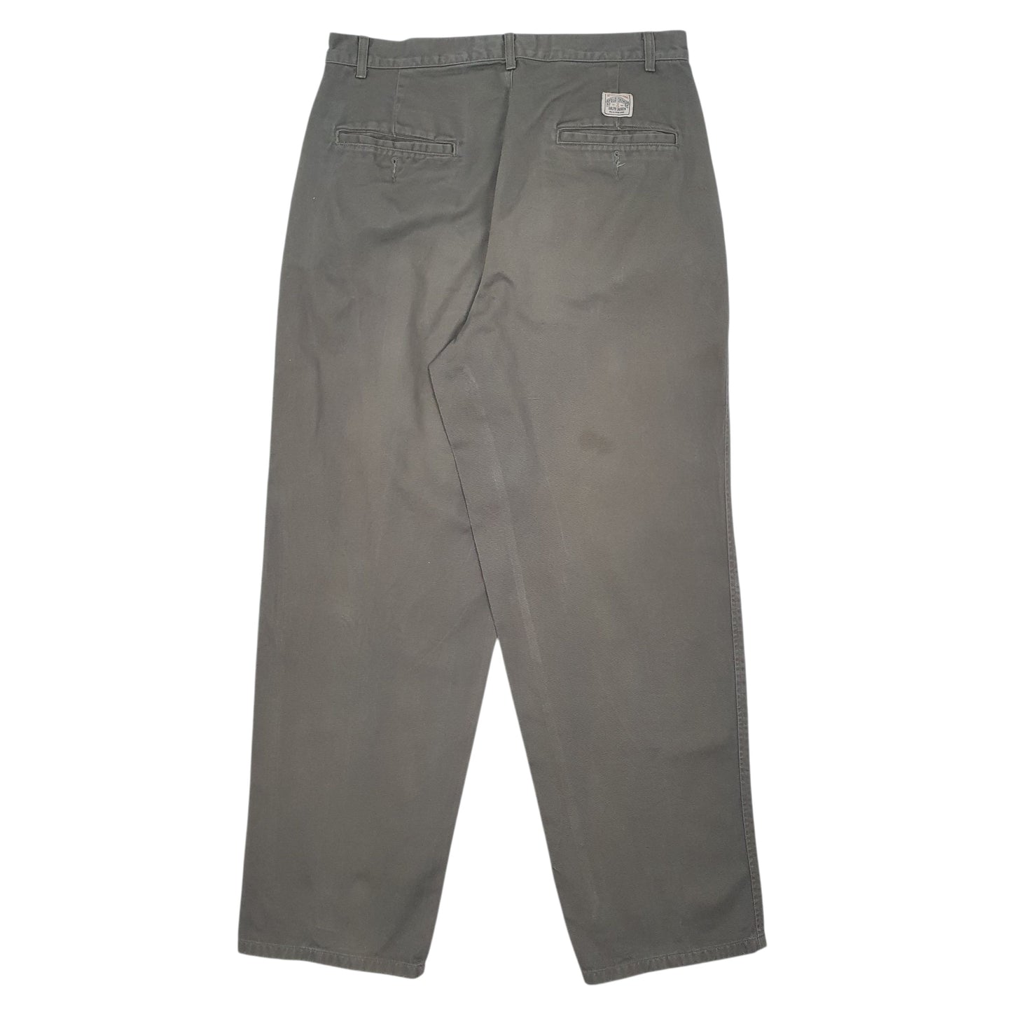 Mens Grey Polo Ralph Lauren Vintage Made In USA  Trousers