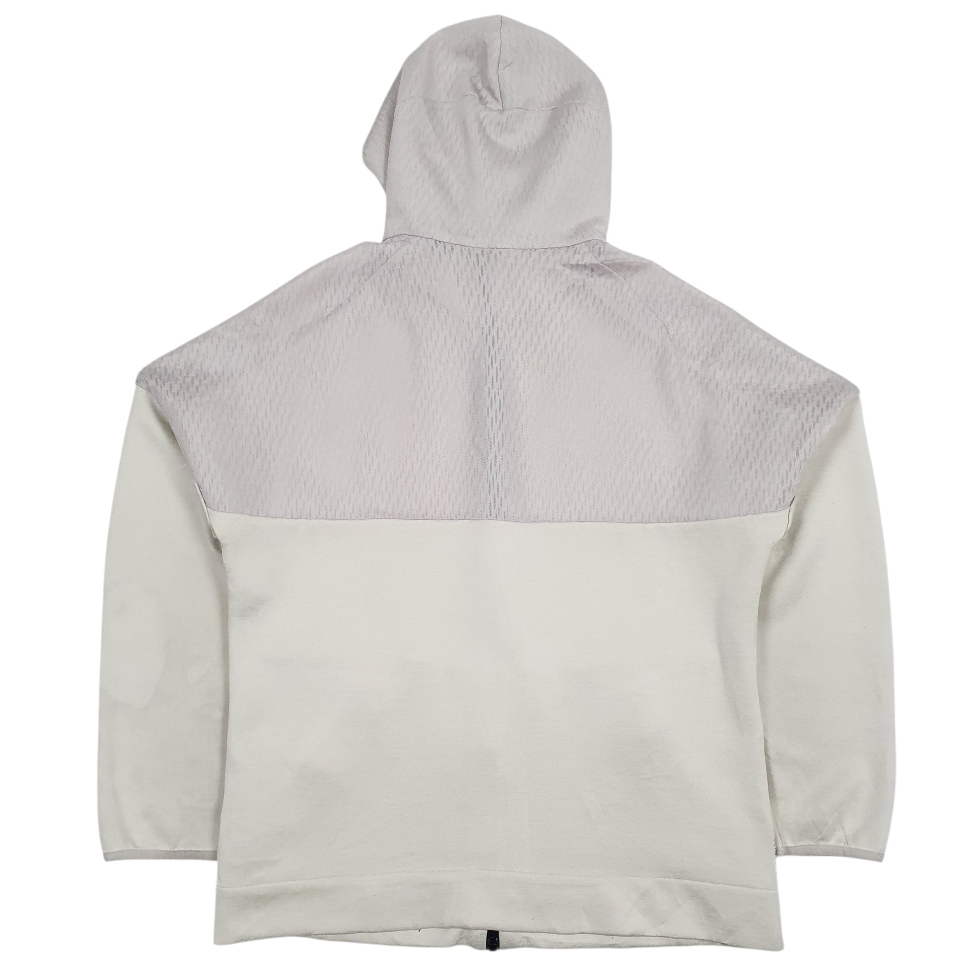 Mens Beige Adidas Climalite Full Zip Jumper