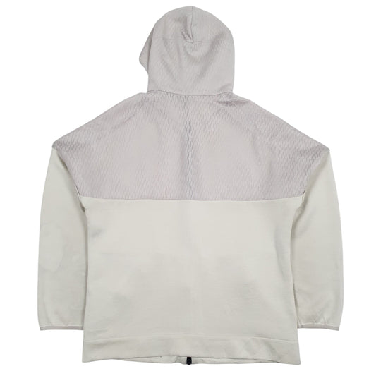 Mens Beige Adidas Climalite Full Zip Jumper