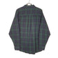 Mens Navy L.L.Bean Thick Flannel  Shirt