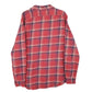 Mens Red Polo Ralph Lauren Flannel Plaid  Shirt