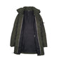 Womens Green Nautica Longline Trench  Coat