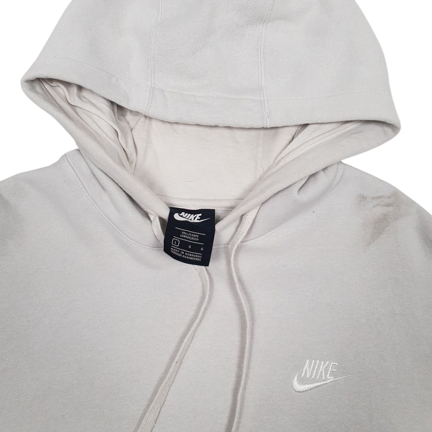 Mens White Nike  Hoodie Jumper