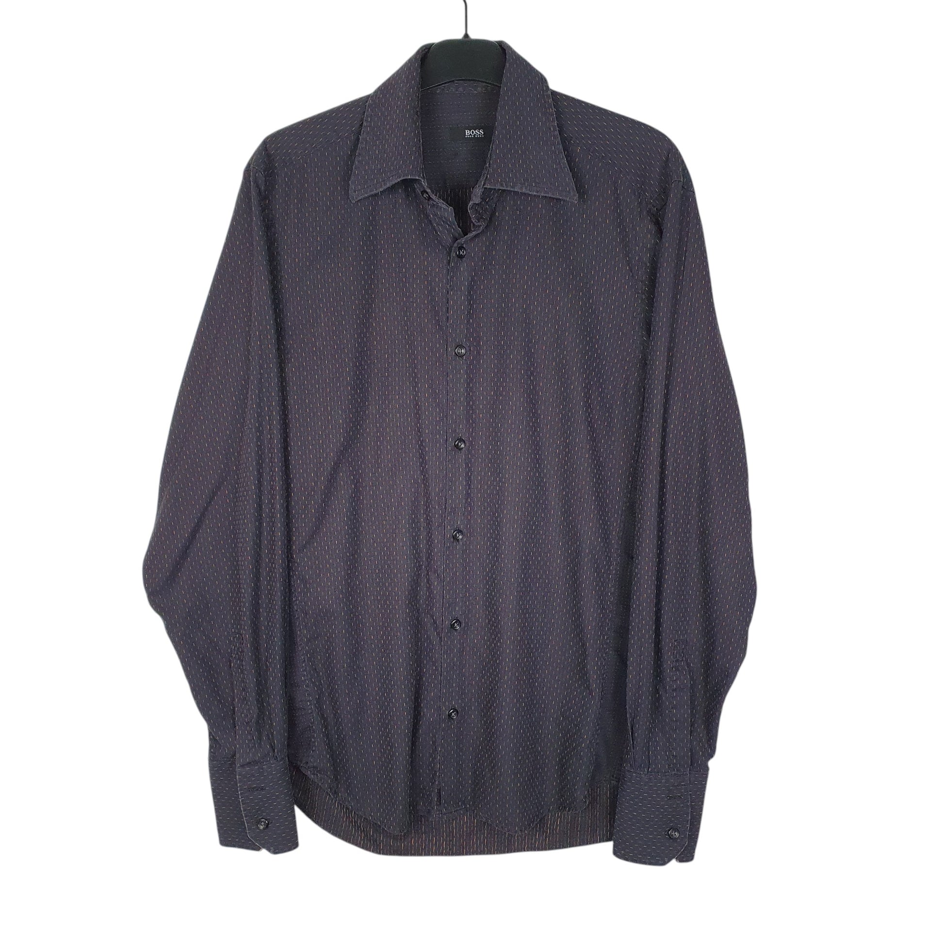 Mens Navy Hugo Boss  Long Sleeve Shirt