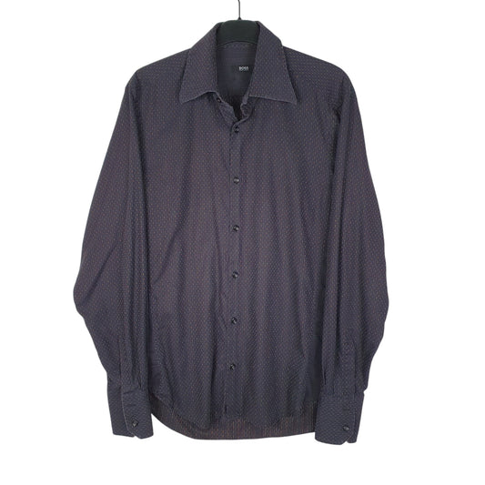 Mens Navy Hugo Boss  Long Sleeve Shirt