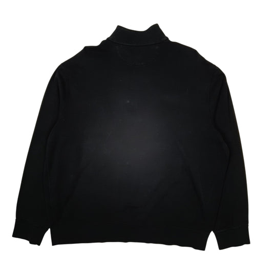 Mens Black Polo Ralph Lauren Performance Quarter Zip Jumper