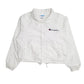 Womens White Champion Crop Top  Coat