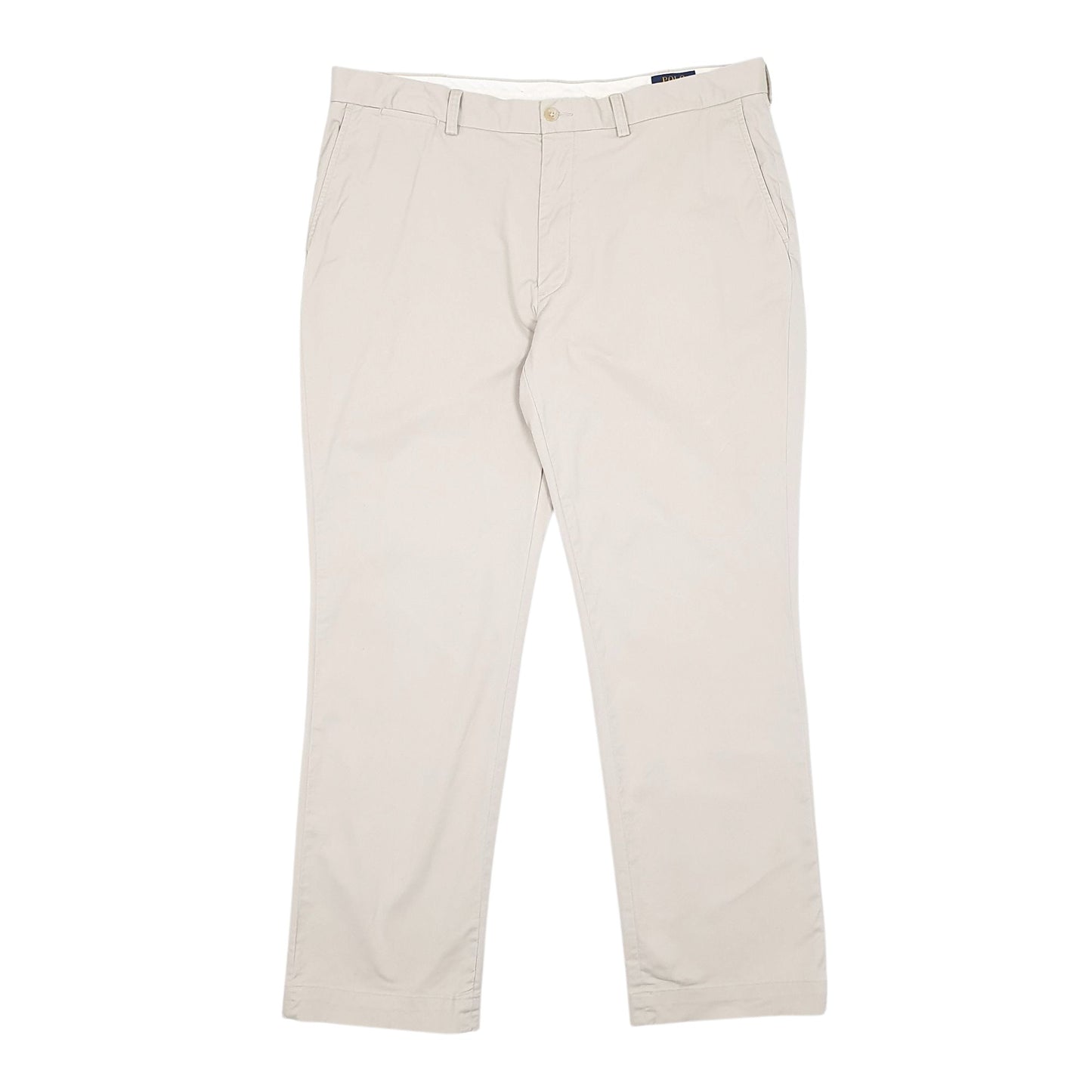 Mens Cream Polo Ralph Lauren Stretch Classic Fit Chino Trousers
