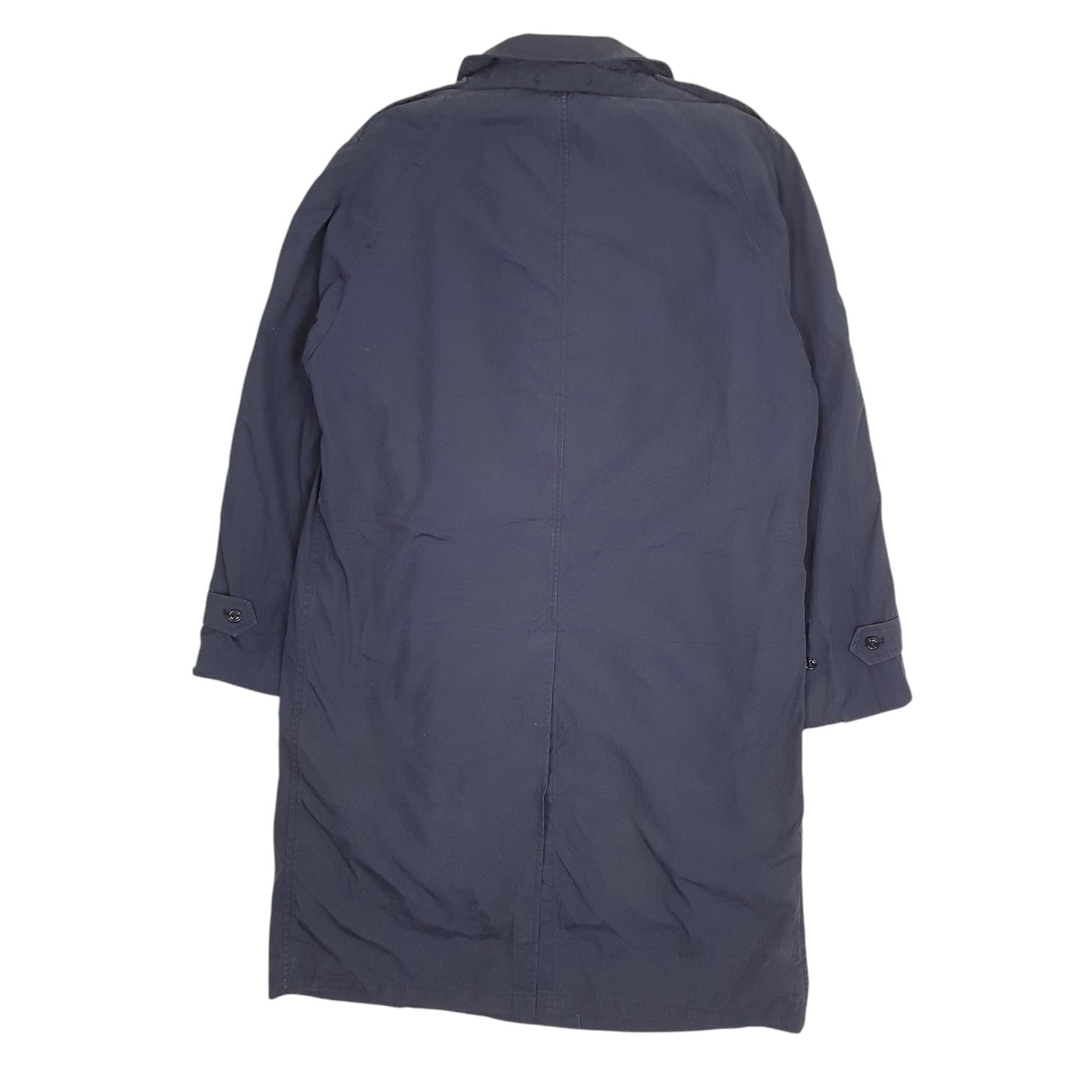 Mens Navy US Military Vintage 1980s All Weather Trench  Coat