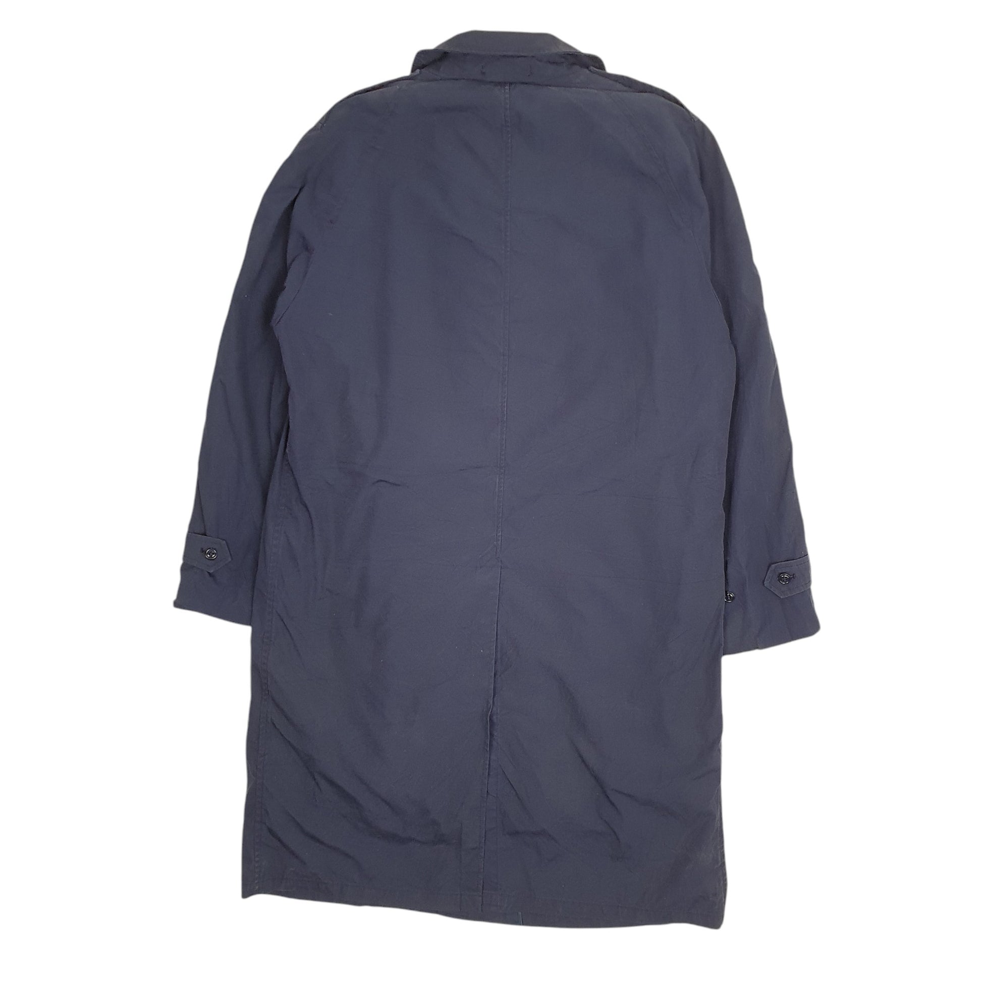 Mens Navy US Military Vintage 1980s All Weather Trench  Coat