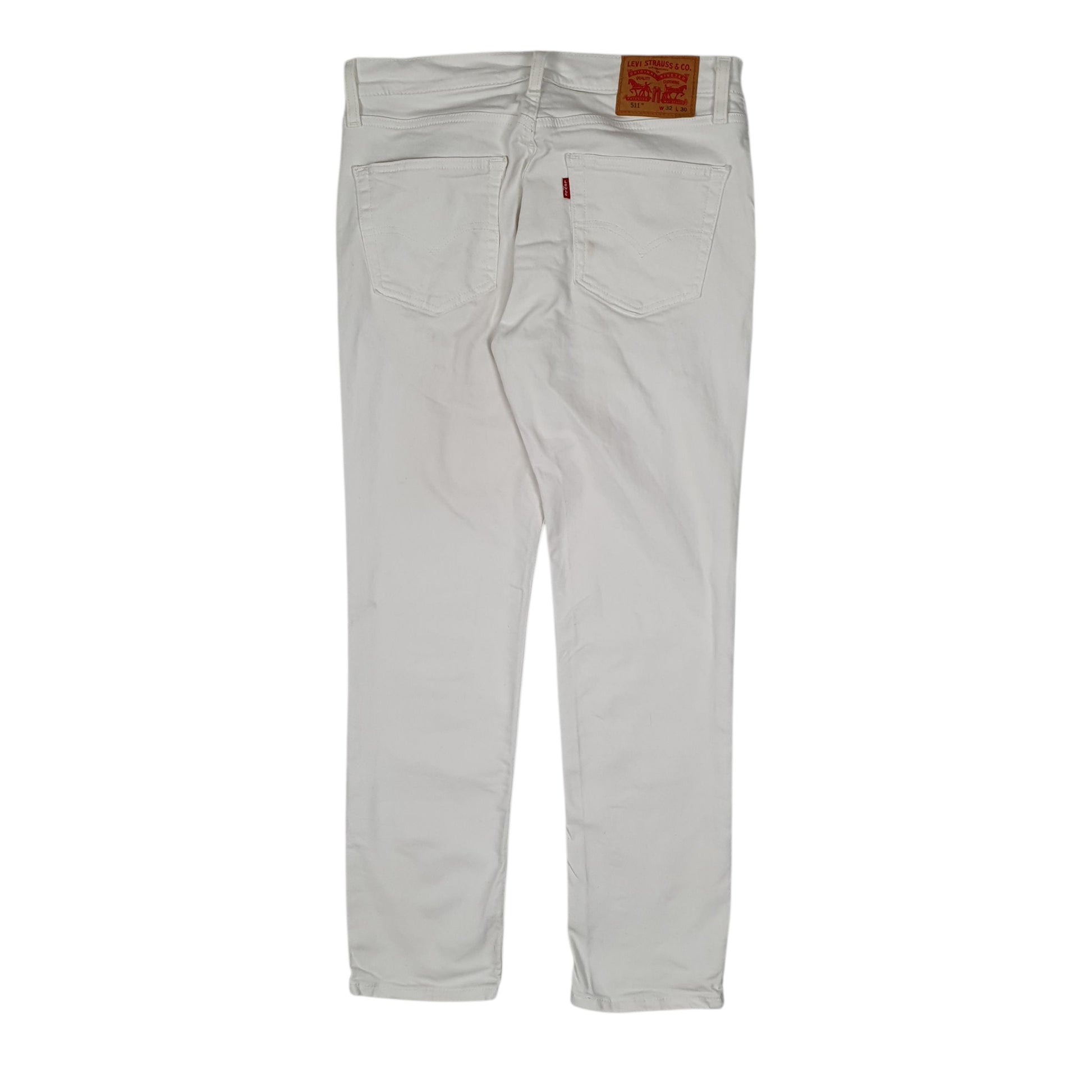 Mens White Levis   Jeans