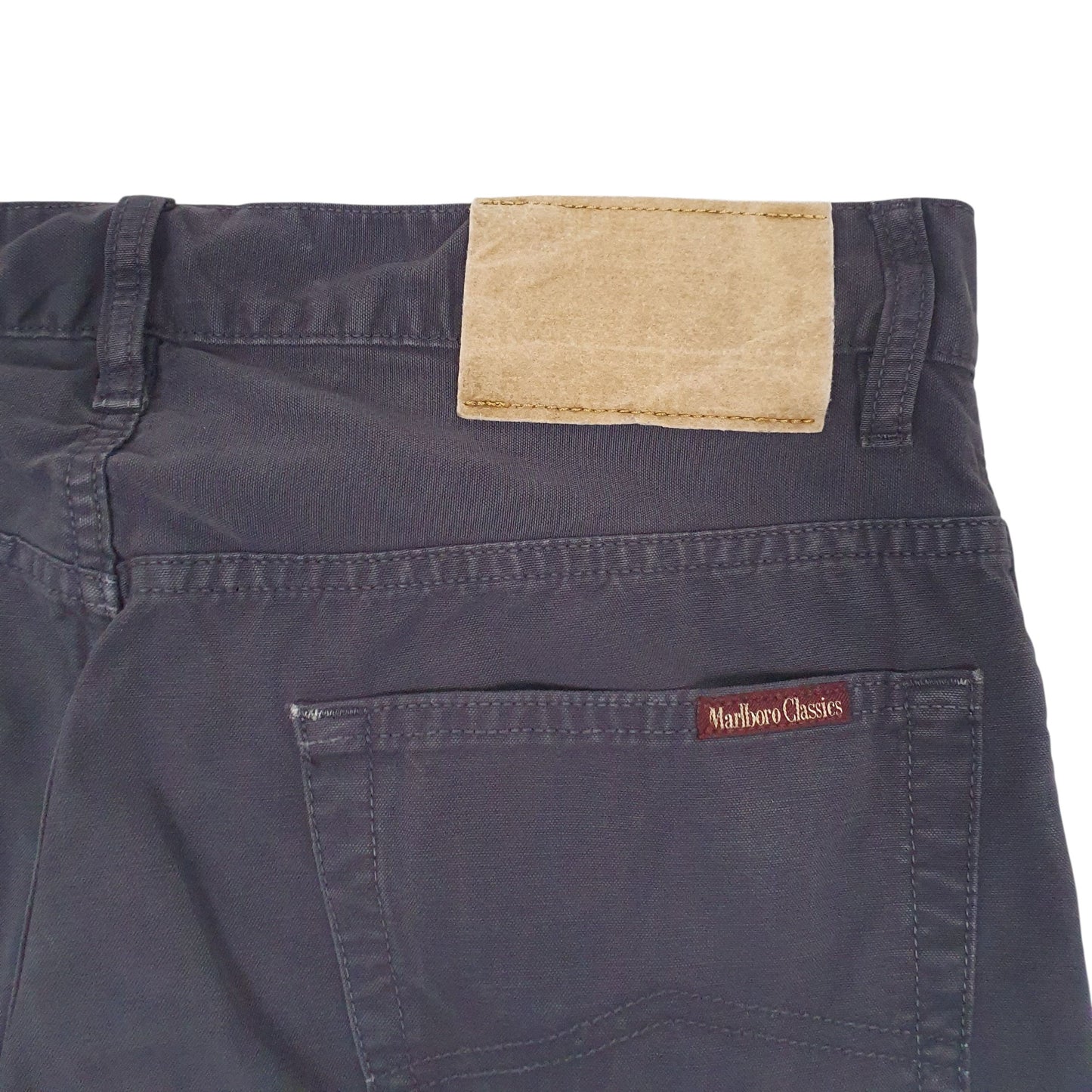 Mens Navy Marlboro Vintage 90s 00s  Trousers