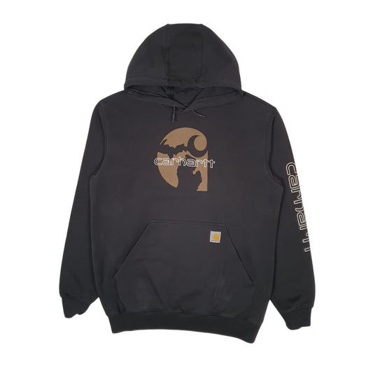 Mens Black Carhartt  Hoodie Jumper