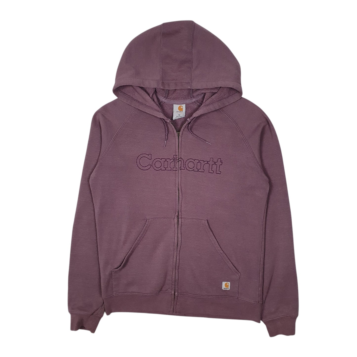 Womens Purple Carhartt Hoodie Full Zip Jumper
