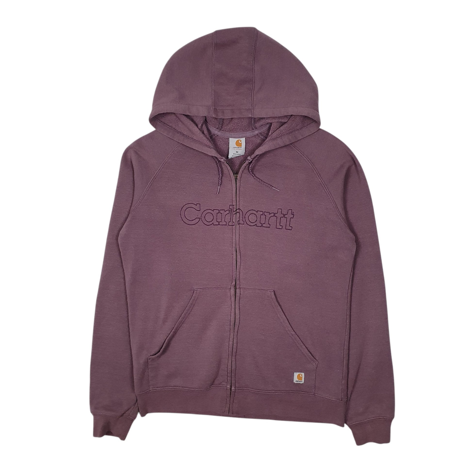Womens Purple Carhartt Hoodie Full Zip Jumper