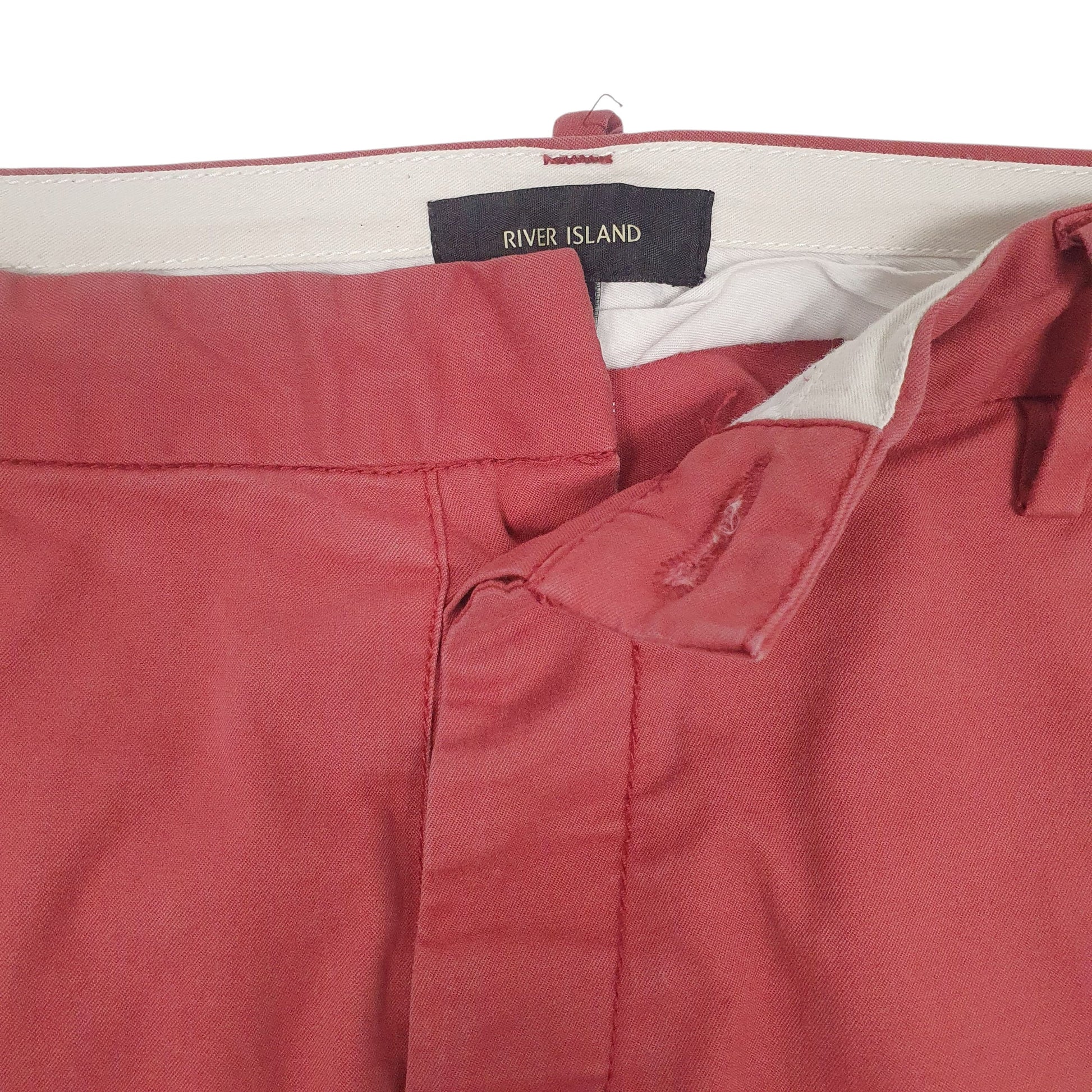 Mens Red River Island   Trousers