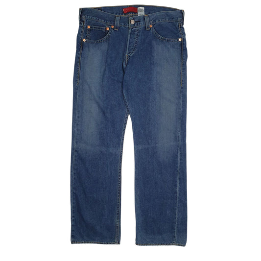 Mens Blue Levis Iconic Straight Type 1 JeansW38 L34
