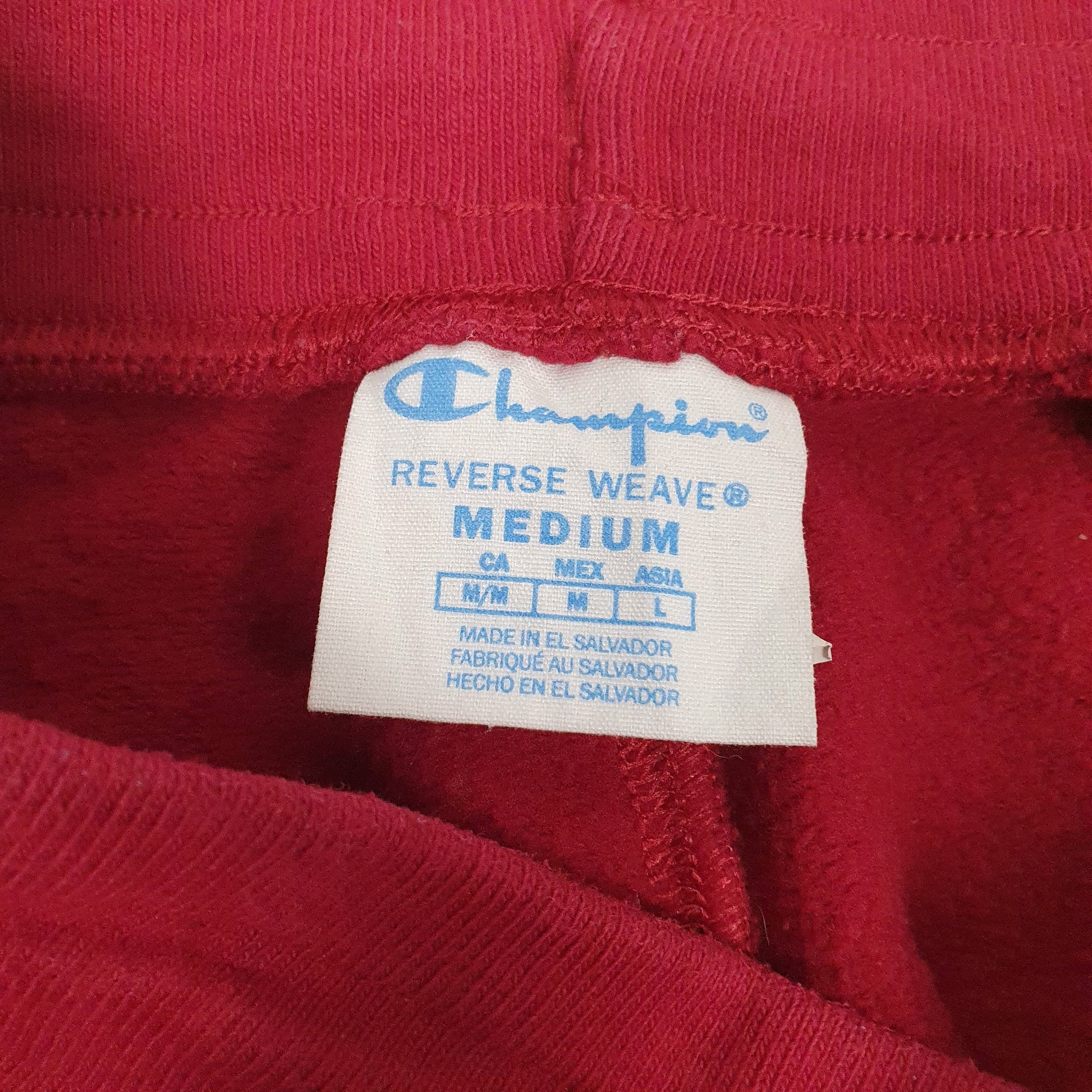 Mens Burgundy Champion Reverse Weave  Trousers