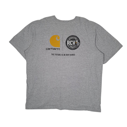 Mens Grey Carhartt   T Shirt