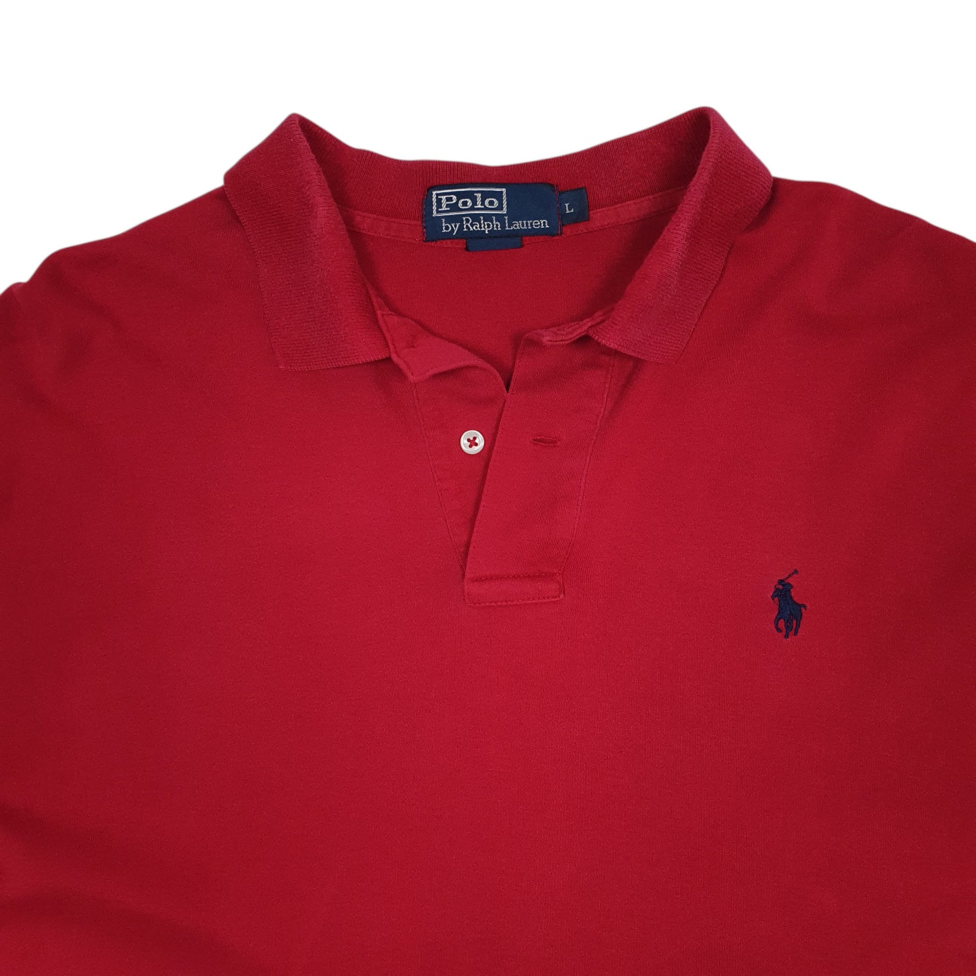 Mens Red Polo Ralph Lauren   Polo Shirt