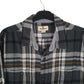 Mens Grey Woolrich Thick Flannel  Shirt