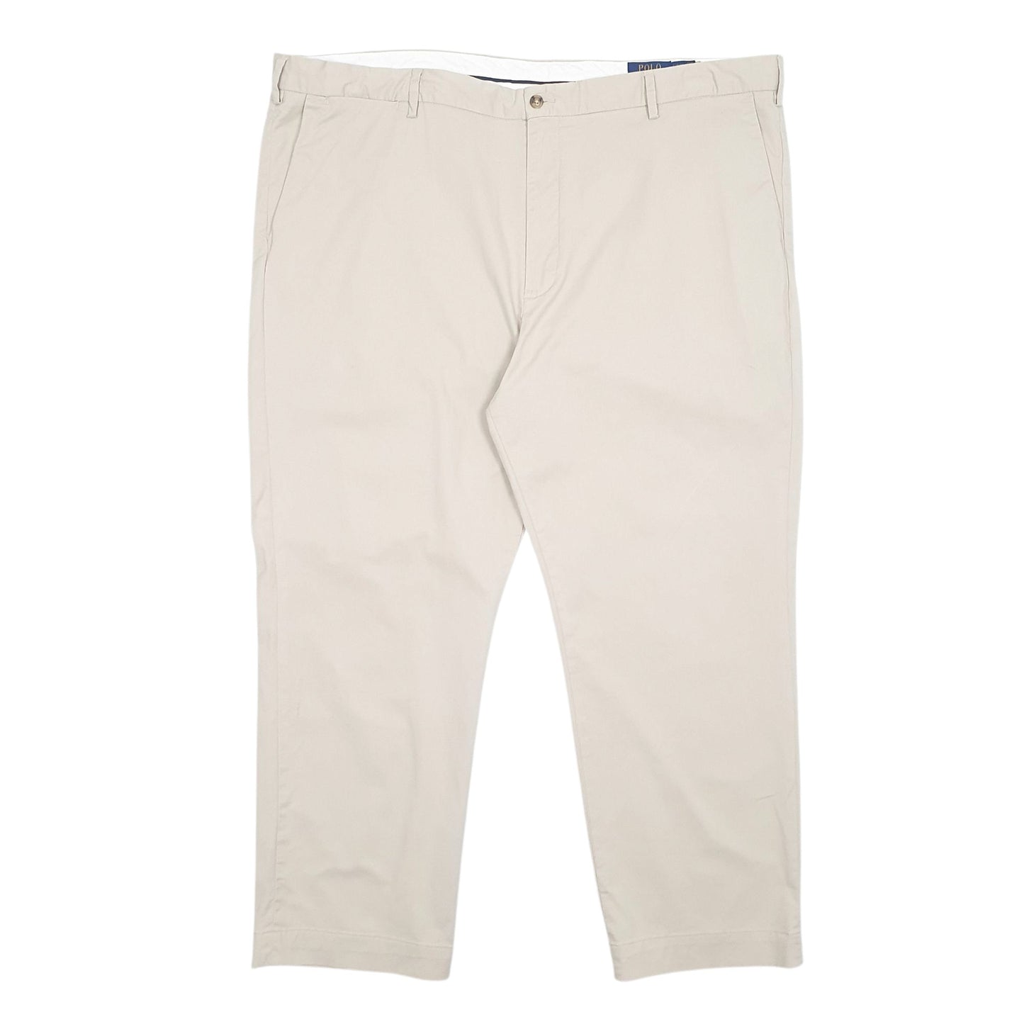 Mens Beige Polo Ralph Lauren Stretch Classic Fit Chino Trousers