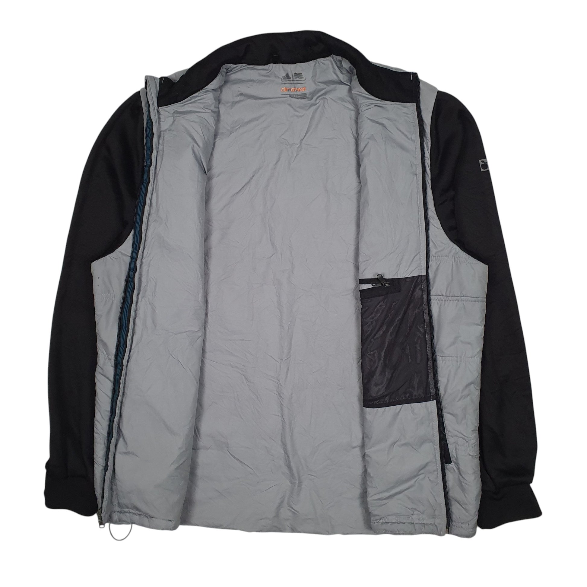 Mens Grey Adidas Climaheat Puffer  Coat