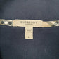 Mens Navy Burberry  Quarter Zip Jumper