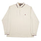 Mens Cream Tommy Hilfiger  Long Sleeve Polo Shirt