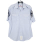 Mens Blue Cali Fashions US Air force Made In USA Short Sleeve Shirt