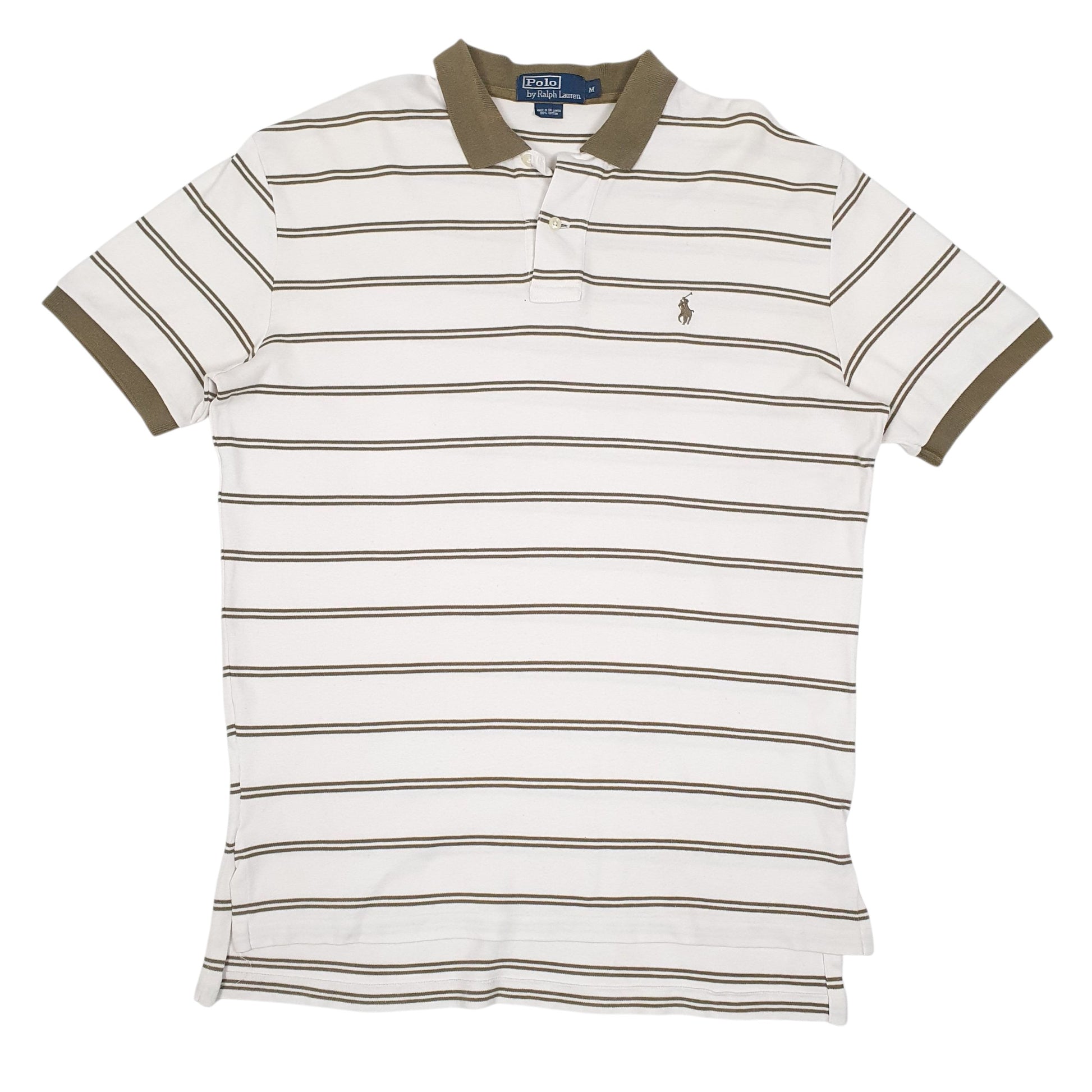 Mens White Polo Ralph Lauren  Short Sleeve Polo Shirt