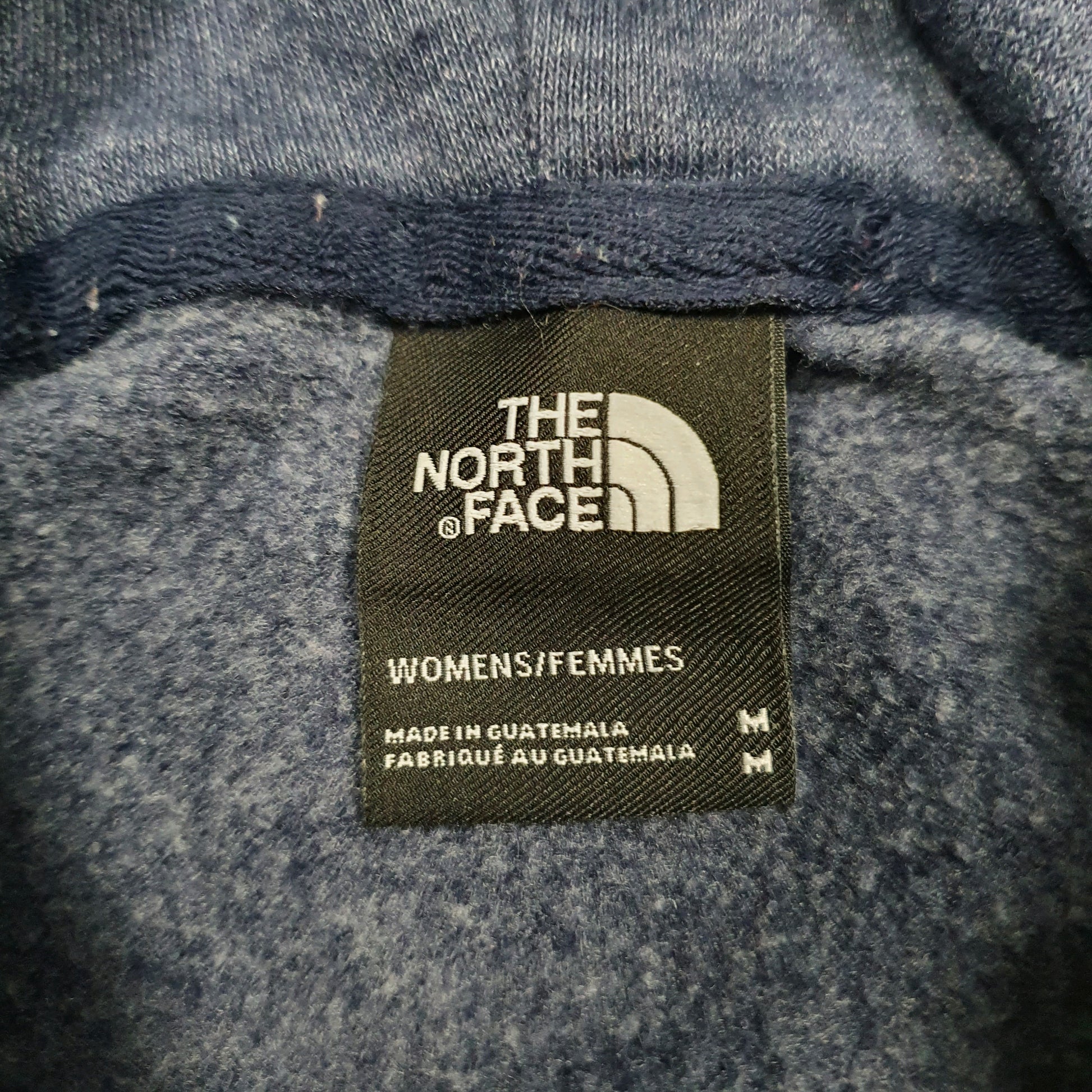 Womens Blue The North Face Spellout Hoodie Jumper