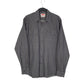 Mens Grey Wrangler  Long Sleeve Shirt